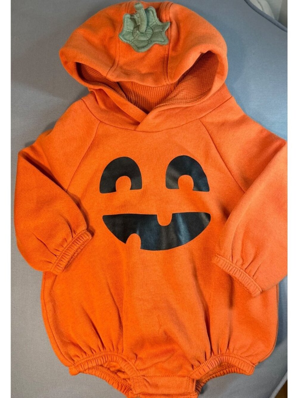 Old Navy 6m 12m NWT bubble romper 1pc Halloween Pumpkin Jack O'Lantern costume